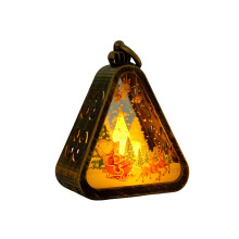 Weihnachtsnachtlampe im Retro-Stil, warmweiß,-Bronze Elch C