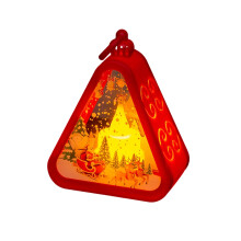 Weihnachtsdekorationen, warmweißes-Roter Elch C