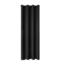 Rideau d'hiver Ă isolation thermique, Double-132 241cm Noir