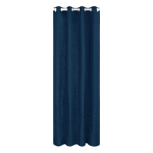 Tissu épais de rideau antibruit isolé-Bleu marine 132 213cm