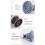 40 Pcs Drawer Pull Handles Round Cabinet Knobs Vintage Ceramic Door Knobs for Closet Cupboard Wardrobe Dresser 3