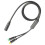 2X 1T2 Transfer Waterproof Cable Thumb Throttle Cable Display for Bafang BBS01/02B BBSHD Thumb Throttle 8