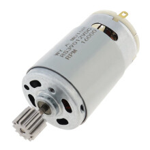 2X R390 12 Teeth Motor 12V 16000 RPM Kids Ride Toys Car Motor High Speed Electric Motor for Remote Control Car