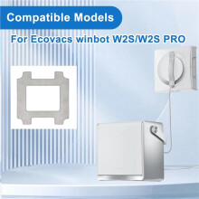 18Pcs Window Rags for Winbot W2S/ W2S PRO Robot Vacuum Cleaner, Replacement Mop Pad Cloths Accessories
