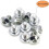 60PCS Robot Mower Replacement Blade Anti-Rust Durable Mower Cutter for MIIMO Robot Single Hole Lawn Mower Blade 2