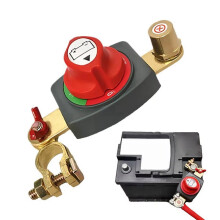 2X Battery Disconnect Switchs /Off Battery Isolator Power Cut Maste R Isolator Circuit Breaker Parts