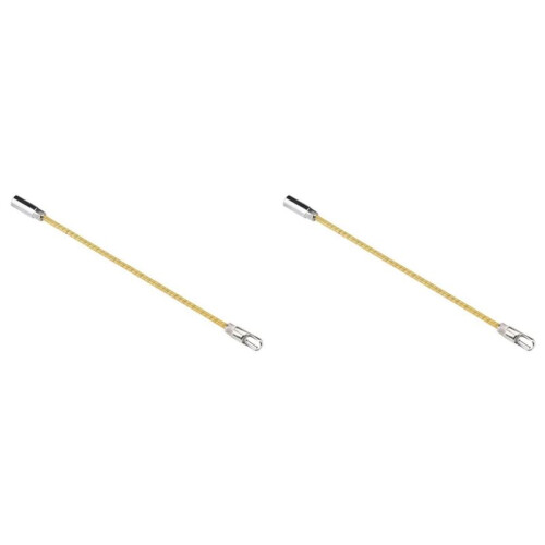 2X Electrician Professional Automatic Threader Connector Cable Elastic Threader Repair Fast Cable Puller Auxiliary Tool 1