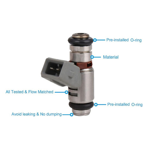 2X Injecteur de Carburant Automobile IWP043 pour 2
