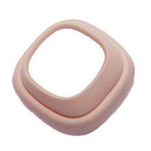 Pink Baby Feeding Bottle 4.5cm with Collar and Transparent Cover, Seamless Conversion to Storage Container