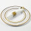 50 Pre Rolled Gold Plastic Silverware - Wrapped Disposable Silverware Set with Forks, Knives, Spoons, White Napkins 4