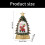 Glowing Snowfall Christmas Tree Crystal-Small white car tree 3