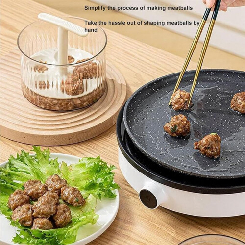 Manual Meatball Maker, Can Easily Make 5 Meatballs, Multifunctional Kitchen Gadget 1