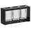 Multifunctional Chopsticks and Spoon Storage Rack Automatic Drain Cutlery Rack Kitchen Storage Tool Black 1