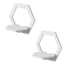 6-Sided Wall Shelf Non-Punching Wall-Mounted Shelf Bedroom Balcony Bedside Wall Home Decoration