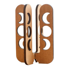 Pflanzenreproduktionsrohr, Hohl, Massivholz, Pflanzenregal, Holz, Schreibtisch, Tisch, Heimdekoration A