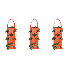 3PCS Breathable Hanging Planter Grow Bag Strawberry Grow Bag Flower Grow Bags Potato Grow Bags Plant Grow Bags B