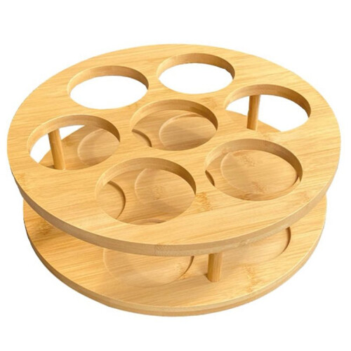 Double-Layer Rotating Storage Rack, Seasoning and Syrup Rack, Storage Rack, Wine Rack