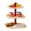 Retro Jewelry Rack Fruit Plate Dessert Display Rack Desktop Four-Leaf Ornament Storage Rack B 1