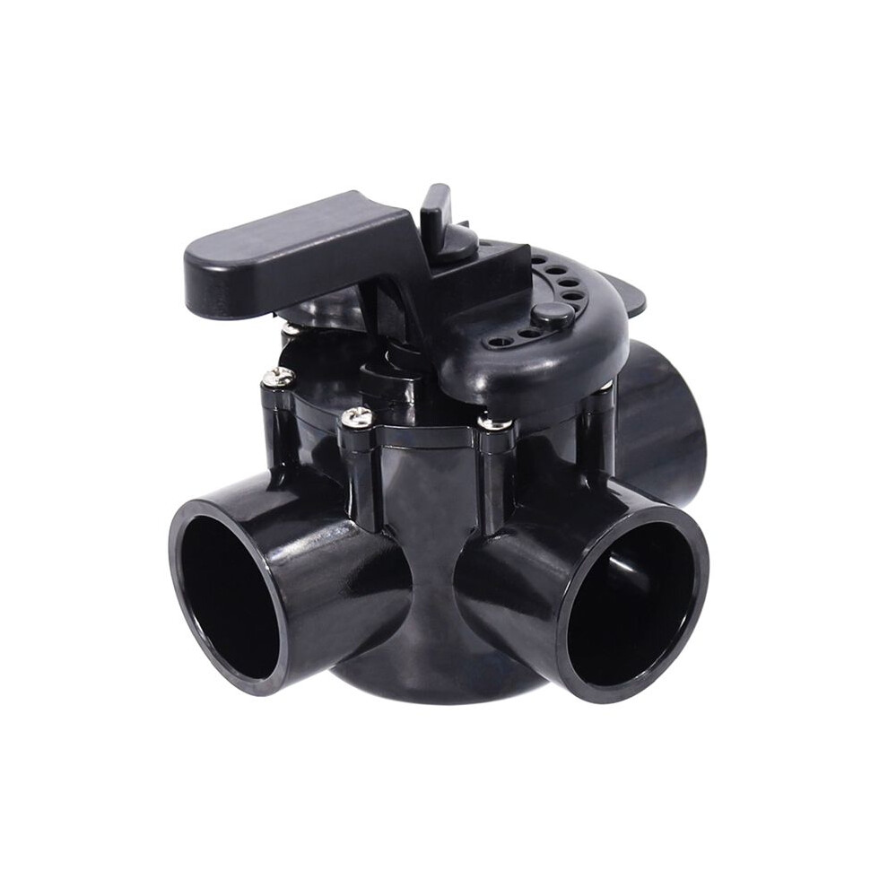 3Way Diverter Valve With 1-1/2In Id&2In Od Pvc Pipe Diverter Valve For Ground Pool,Tub&Spa System Replacepart For 263037 6033216024700