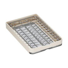 Pull Out Kitchen Cabinet Organizer Slide Out Dish Rack with Drainboard Drawer Organizer for Kitchen Living Room B