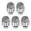 Stylus Pen Replacement Tips 7mm, 5Pcs Durable Conductive Fiber Mesh Tip for Universal Touch Screen 1
