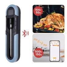 Thermomètre Sans Fil pour Aliments, Viande, Steak, Numérique, , Accessoires de Barbecue, Cuisine, Four, Gril, Barbecue, Thermomètres