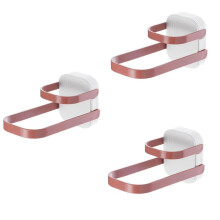Rack de Almacenamiento de Perchas de Ropa Multifuncional Sin Perforadores Montado en la Pared de Doble Capa Rack de Almacenamiento de Ropa Plegable C