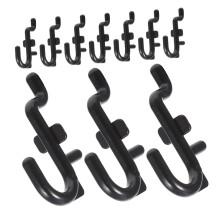 10pcs Metal Pegboard Hooks for Garage Tool Organizer and Workshop Storage