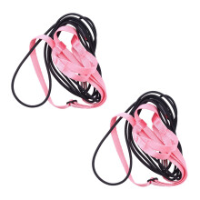 2X Pet Bird Harness and Leash,Adjustable Bird Harness Leash - Pet Anti-Bite Training Rope (P)