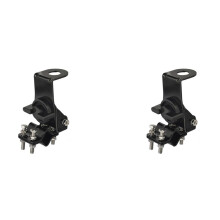 2X Vehicle CB Mobile Radio Antenna Mirror Mount Bumper Roof Rack Pole Mount Fixed Bracket for Car Truck CB Radio VHF UHF