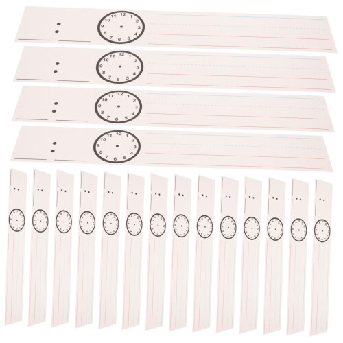 18 Sheets Sentence Strips for Teachers with Guided Handwriting Lines and Classroom Writing
