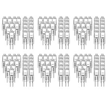 120 Pcs G4 Halogen Bulbs,20W 12V Halogen Light Bulbs 2 Pin Clear Lamp Bulb,for Cooker Lighting,Signal Lights,Track