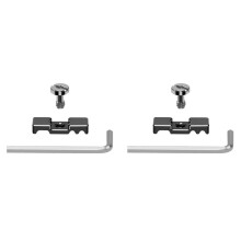 2X Universal 1/4 Camera -Compatible Cable Clamp DSLR Wire Lock Clamp Photography Cable Clip for Monitor