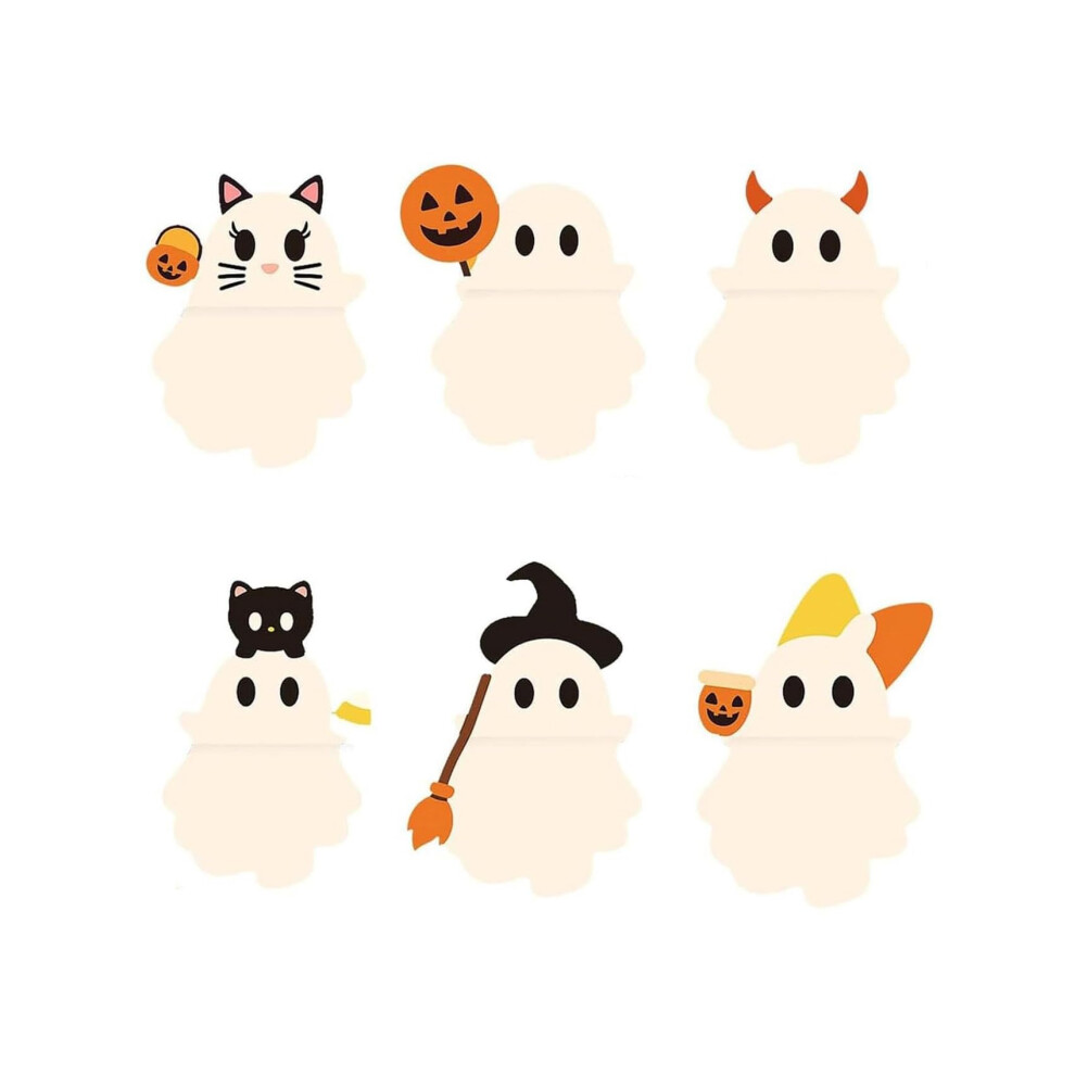 Halloween Phone Topper Cute Ghost Pumpkin Peelandstick Decoration With Secure Adhesive Hold Color A 9073542747642