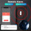 4X Zigbee  Vibration Sensor Detection Tuya  Life APP Notification Real- Motion Vibration Alarm  Home 9