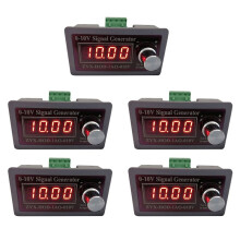 5X Simulador Analógico de Tensão Ajustável 0-10V 5-10V Gerador de Sinal de Tensão Fontes de Sinal Controle de Sinal PLC