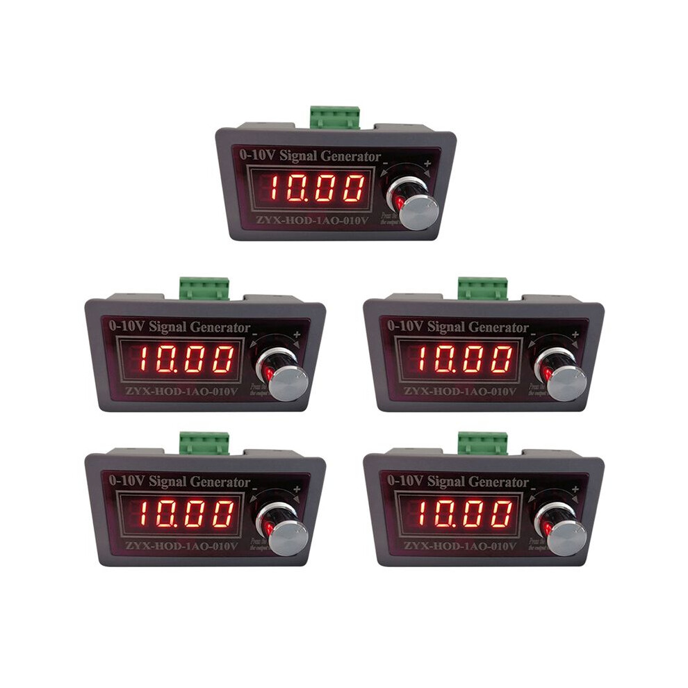 5X Adjustable Voltage Analog Simulator 0-10V 5-10V Voltage Signal Generator Signal Sources Plc Signal Control 6031362726424