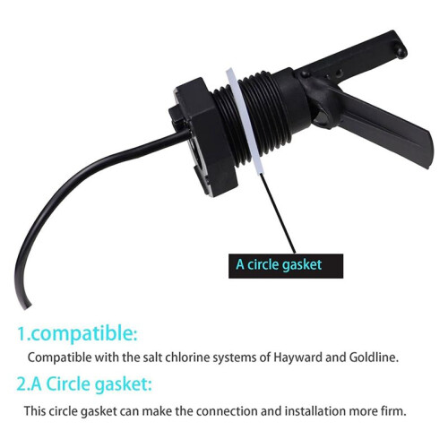 3X Flow  Assembly Replacement Kit for /Goldline Aquarite Salt Systems, Flow Sensor with  Salt Cell 2
