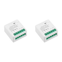 2X Interruptor Inteligente TUYA 16A, Versión Sin Medidor, Interruptor Inteligente Wifi, Control por Voz, Módulo de Relé de Luz para