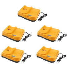 5X Battery Charger for Lithium Battery / DCB200 DCB201 DCB609 DCB182 DCB204 Battery Charger EU Plug
