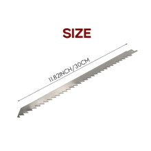 9x Reciprocating Saw Blade 300mm Stainless Steel for Cutting Meat,Ice,Wood Reciprocating Saw Blades