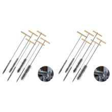 12 Piece Drill Hole Brush Set Hole Brush Cleaning Brush Pipe Cleaner Brush Stainless Steel Hole Brushes Cleaning Brush