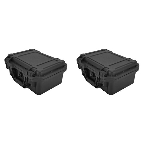 2X Toolbox Safety Protector Box Organizer Hardware Storage Tool Case Impact Resistant Equipment Instrument Box 1