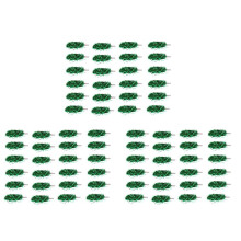 72Pcs Cheerleading Pom Poms Metallic Foil Cheer Pom Poms with Plastic Handle for Adults Kids Cheerleaders Party Green