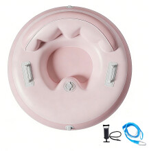 Kids Air Filled Snow Circle Having-1 set of sweet pink