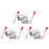 3X Quick Release Fitting ISO7241-A NPT Hydraulic Coupling Connector 1/2Inch Quick Change Interface 1