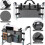 Foldable Walker Accessories with Cup Holder & Organizer Pouch 5