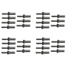 28 Ensembles 5/8 Pouces Cales de Prise Cales de Plume Outils à Main de SéParateur de Pierre de Roche en BéTon 16Mm
