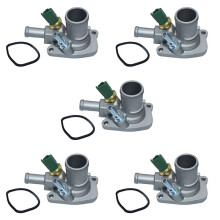 5X Engine Coolant Thermostat Car Thermostat 55202176 55194029 for Punto