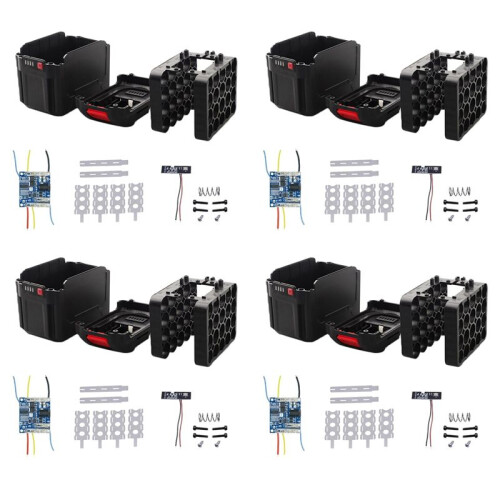 4X for -Battery Case Storage Box Shell PCB Charging Board for -Battery Case Power Tool Accessories,20 Cores 1